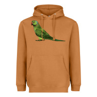 Meerkat Ring Necked Parakeet Heavyweight Hoodie - LillyAllenDesigns