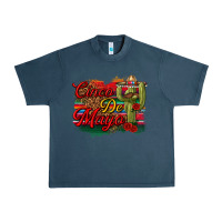 Midnight Navy Cinco de Mayo Cactus Urban Heavy Tee - texasbilliewilder