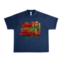 Navy Cinco de Mayo Cactus Urban Heavy Tee - texasbilliewilder