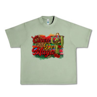 Oil Green Cinco de Mayo Cactus Urban Heavy Tee - texasbilliewilder