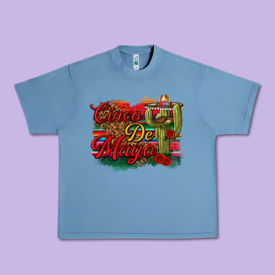 Cinco De Mayo Cactus Urban Heavy Tee Designed By Texasbilliewilder