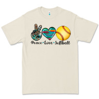 Bone peace love softball Premium Tee - Artiststas