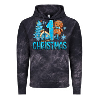 Cloud Black 1st christmas gingerbread boy Vintage Hoodie - Zillion Design Studio