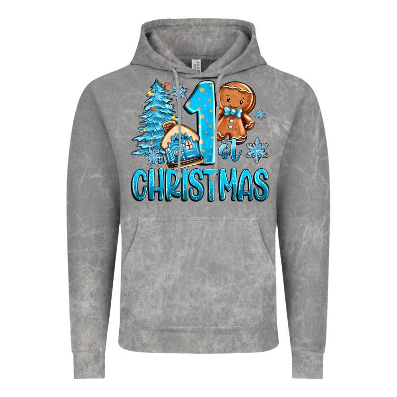 1st Christmas Gingerbread Boy Vintage Hoodie by Zillion Design Studio | Teevron