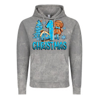 Cloud Rock 1st christmas gingerbread boy Vintage Hoodie - Zillion Design Studio
