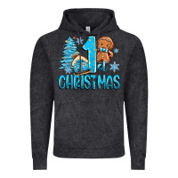 Vintage Black 1st christmas gingerbread boy Vintage Hoodie - Zillion Design Studio