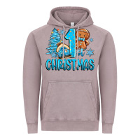 Vintage Zinc 1st christmas gingerbread boy Vintage Hoodie - Zillion Design Studio