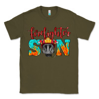 Army Green firefighter son boy Classic Tee - HRA Design Shop