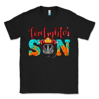 Black firefighter son boy Classic Tee - HRA Design Shop