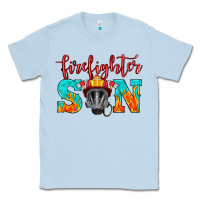 Dusty Blue firefighter son boy Classic Tee - HRA Design Shop