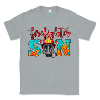 Heather Grey firefighter son boy Classic Tee - HRA Design Shop