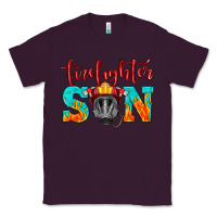 Plum firefighter son boy Classic Tee - HRA Design Shop