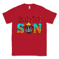 Red firefighter son boy Classic Tee - HRA Design Shop