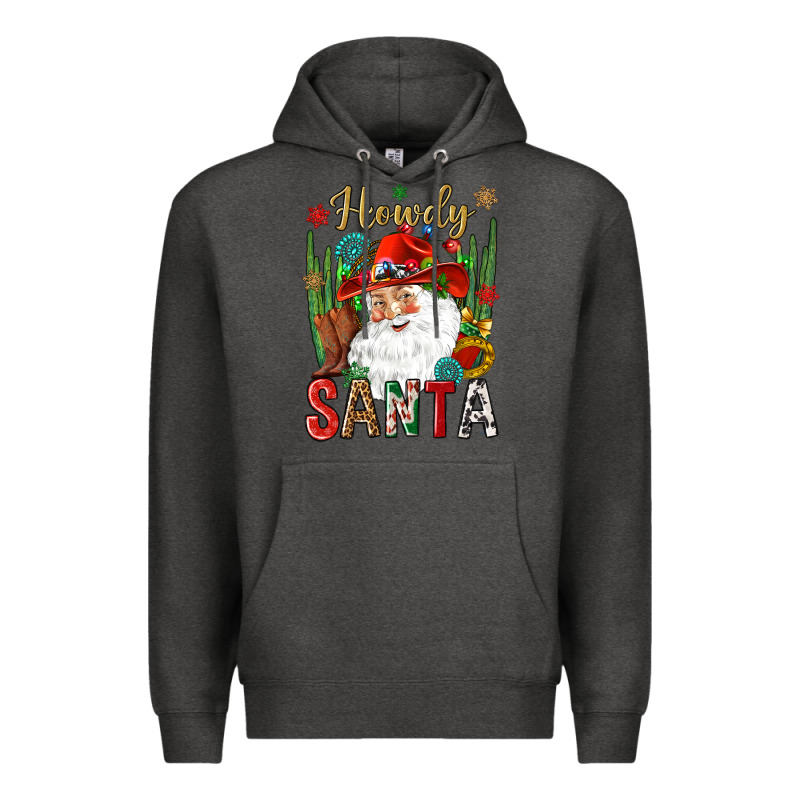 Howdy Santa Premium Hoodie by NancyCooperArtShop | Teevron