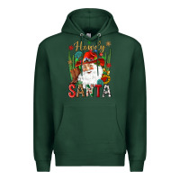 Sports Green Howdy Santa Premium Hoodie - NancyCooperArtShop