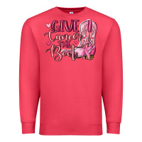 Cardinal give cancer the boot Premium Sweatshirt - MaliasSmallBusiness