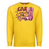 Lemon give cancer the boot Premium Sweatshirt - MaliasSmallBusiness
