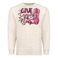 Sandshell give cancer the boot Premium Sweatshirt - MaliasSmallBusiness