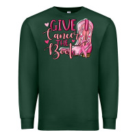 Sports Green give cancer the boot Premium Sweatshirt - MaliasSmallBusiness
