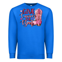 True Royal give cancer the boot Premium Sweatshirt - MaliasSmallBusiness