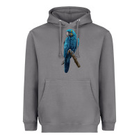 Storm Hyacinth Macaw Heavyweight Hoodie - LillyAllenDesigns
