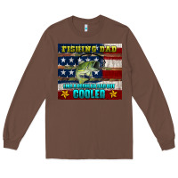 Chestnut fishing dad like a regular but cooler Long Sleeve Tee - HRA Design Shop