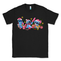Black pink christmas stitch and gifts Classic Tee - AdoDesignShop