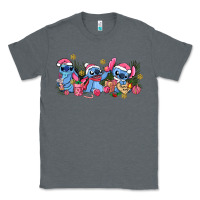 Charcoal Heather pink christmas stitch and gifts Classic Tee - AdoDesignShop