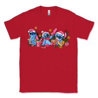 Red pink christmas stitch and gifts Classic Tee - AdoDesignShop