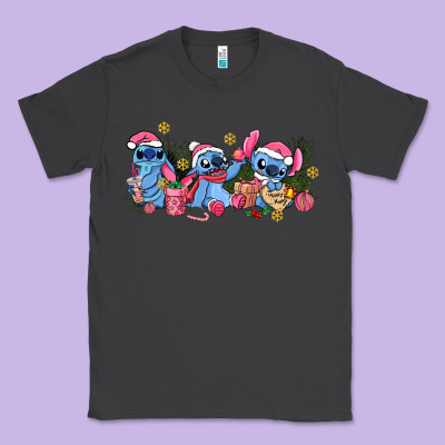 Pink Christmas Stitch And Gifts Classic Tee Designed By Adodesignshop