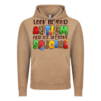Vintage Coffee look beyond autism and see someone special Vintage Hoodie - JahusDesignShop