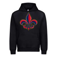 Black louisiana fleur de lis Urban Hoodie - BarkalooDesign