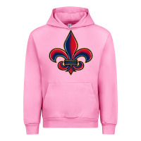 Fuchsia Pink louisiana fleur de lis Urban Hoodie - BarkalooDesign