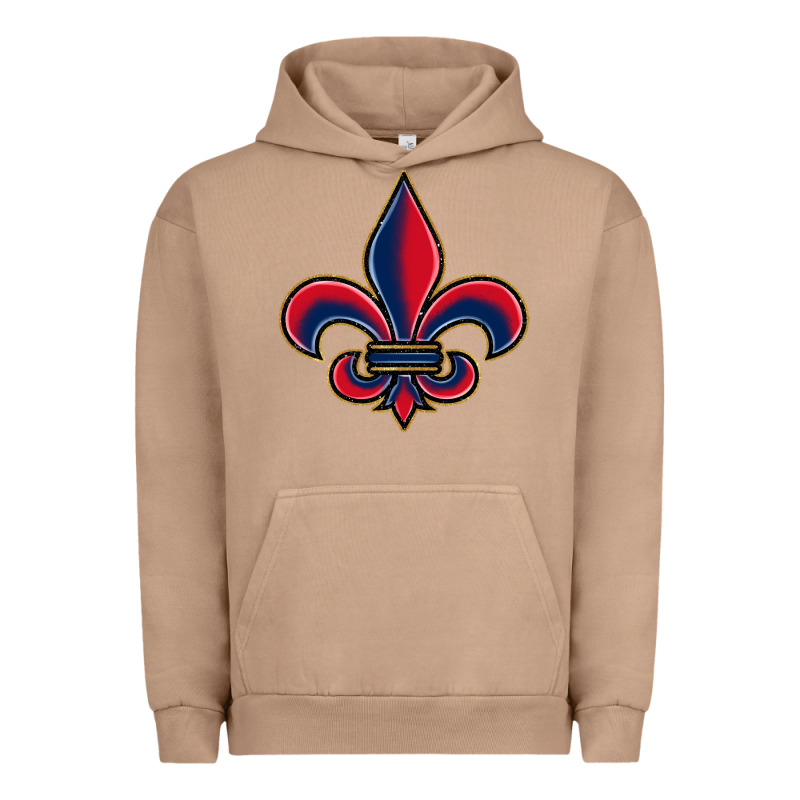 Louisiana Fleur De Lis Urban Hoodie by BarkalooDesign | Teevron