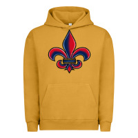 Pigment Peanut Butter louisiana fleur de lis Urban Hoodie - BarkalooDesign