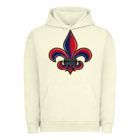 Pigment Pistachio louisiana fleur de lis Urban Hoodie - BarkalooDesign