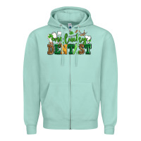 Seafoam st patricks day one lucky dentist Zipper Hoodie - AdoDesignShop