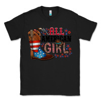 Black all american girl Classic Tee - RacoonDesign