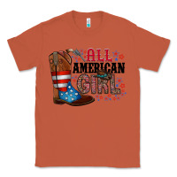 Copper all american girl Classic Tee - RacoonDesign
