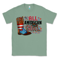 Sage all american girl Classic Tee - RacoonDesign