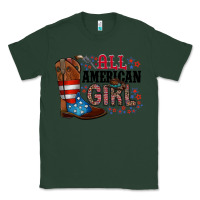 Sports Green all american girl Classic Tee - RacoonDesign