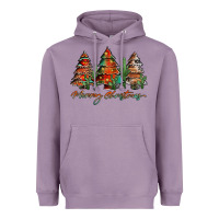 Lavender western christmas trees merry christmas Heavyweight Hoodie - Jasminsmagicworld