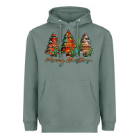 Sage western christmas trees merry christmas Heavyweight Hoodie - Jasminsmagicworld