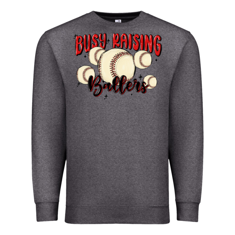 Busy Raising Ballers Premium Sweatshirt by MaliasSmallBusiness | Teevron