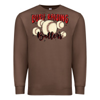 Chestnut busy raising ballers Premium Sweatshirt - MaliasSmallBusiness