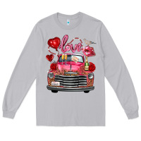 Moon Dust valentine's day truck love bird letter Long Sleeve Tee - FaDigitalArtStudio