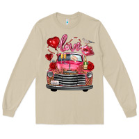 Mushroom valentine's day truck love bird letter Long Sleeve Tee - FaDigitalArtStudio