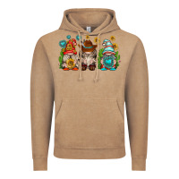 Vintage Coffee western gnomies Vintage Hoodie - texasbilliewilder