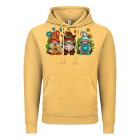 Vintage Mustard western gnomies Vintage Hoodie - texasbilliewilder