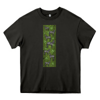 Asphalt zebra Heavy Core Tee - LillyAllenDesigns